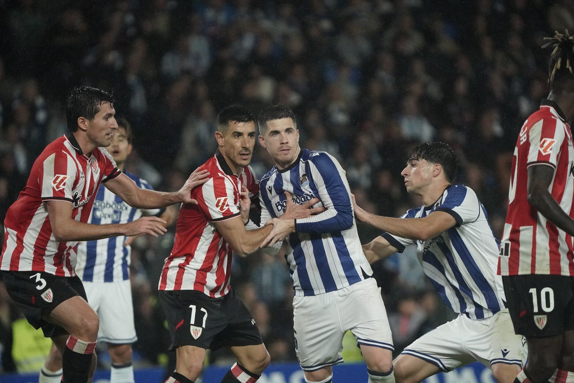 Las mejores imágenes del partido entre la Real y el Athletic