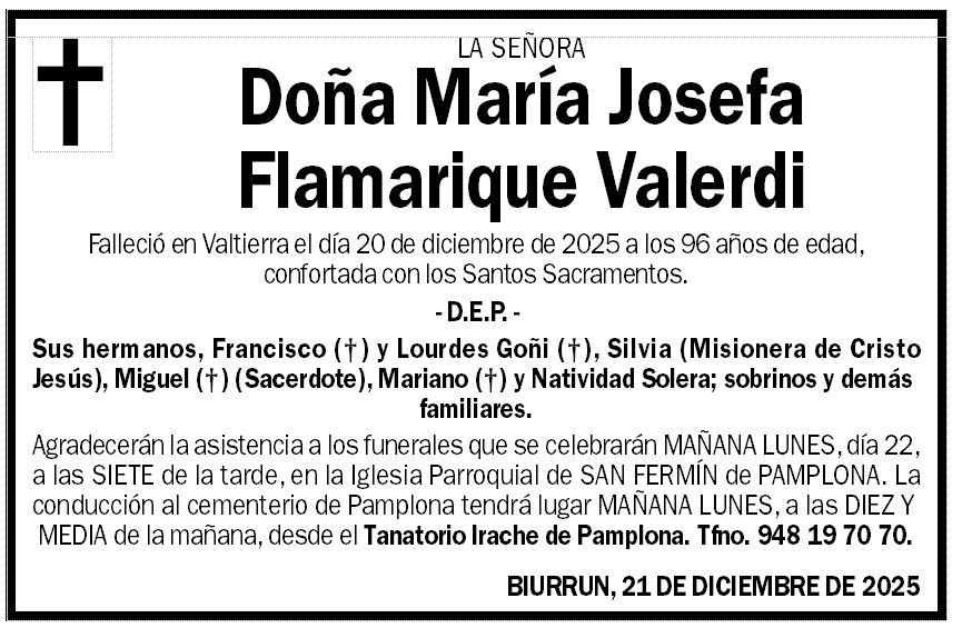 María Josefa Flamarique Valerdi