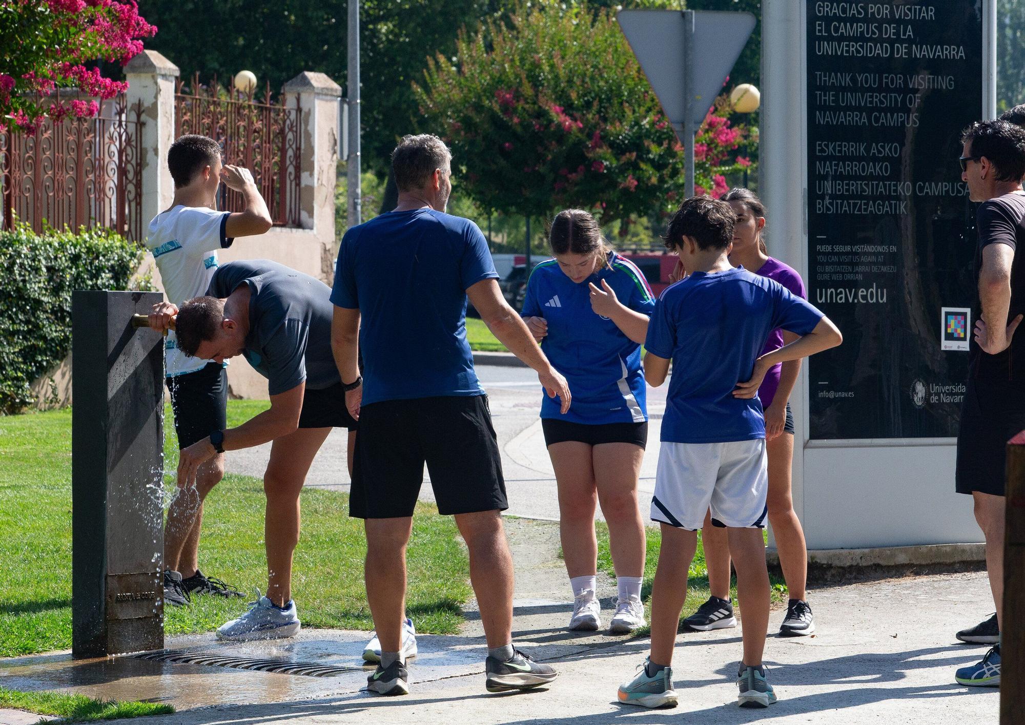 Ola de calor en Navarra
