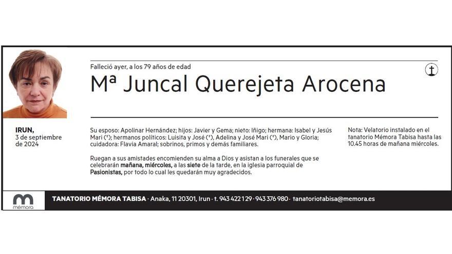 Mª Juncal Querejeta Arocena