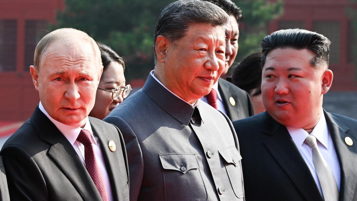 Putin, Xi Jinping y Kim Jong-un