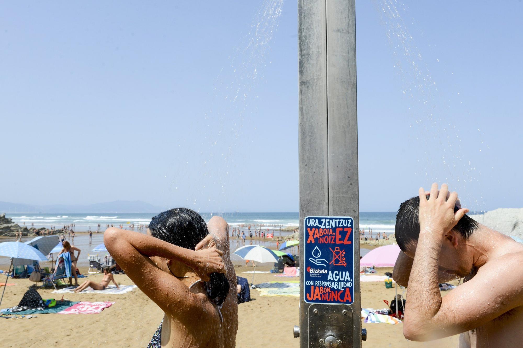 En imágenes: La previsión de calor se prolonga al martes en Euskadi