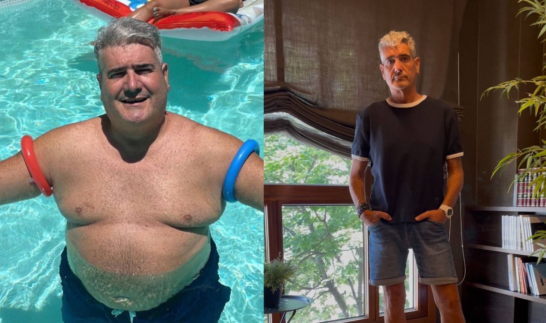 Mikel Egaña ha perdido más de 70 kilos en solo un año.