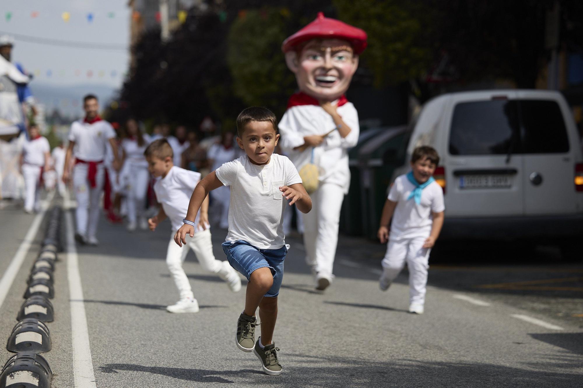 Fotos del chupinazo de fiestas de Noáin