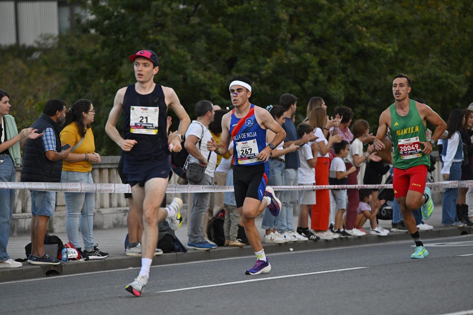 El Bilbao Night Marathon, en imágenes