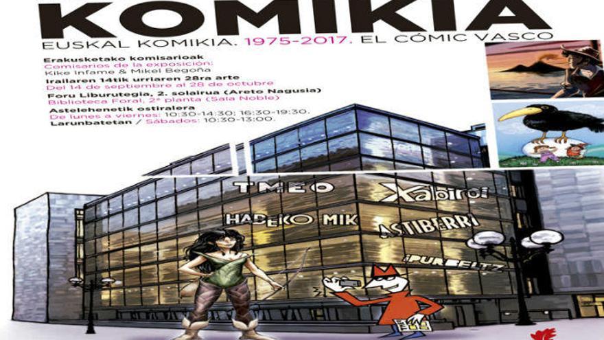 Euskal komikigintzaren azken 42 urteetako historia ezagutzeko  erakusketa irekiko dute gaur Bilbon