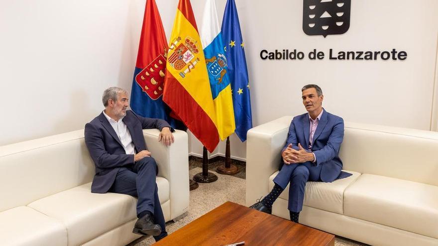 Clavijo propone a Sánchez un &#039;decreto ley canario&#039; que incluya &quot;todos los asuntos pendientes&quot; de la Agenda Canaria