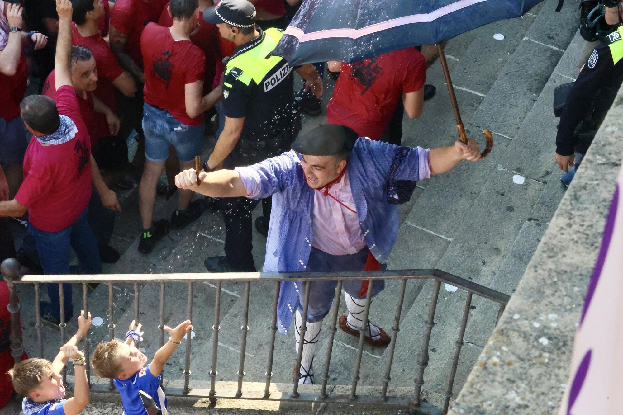 En imágenes: Así ha sido la bajada de Celedón en 2025