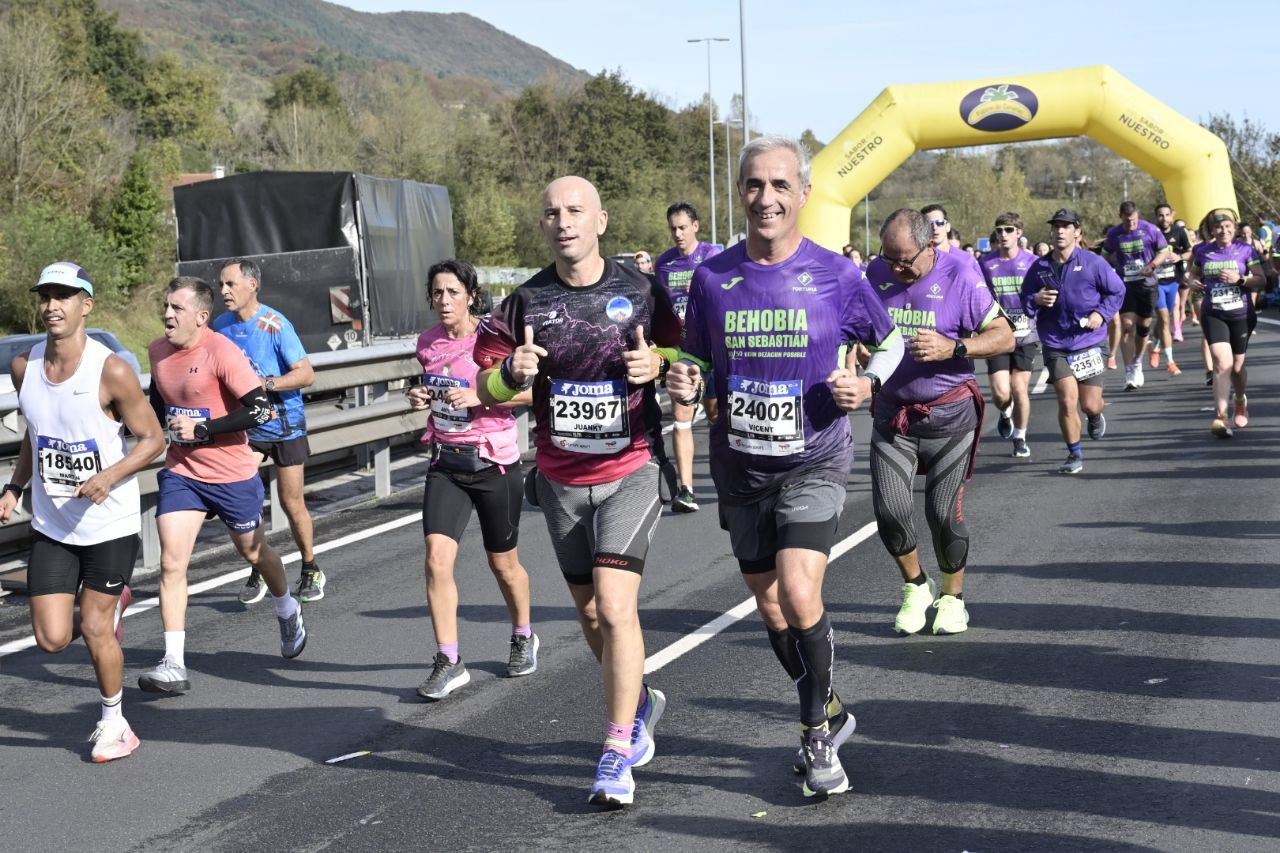 La Behobia, a su paso por Gaintxurizketa