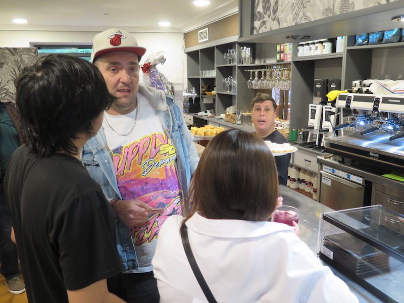 La inauguración de la cafetería Laitz de Zumarraga, en imágenes