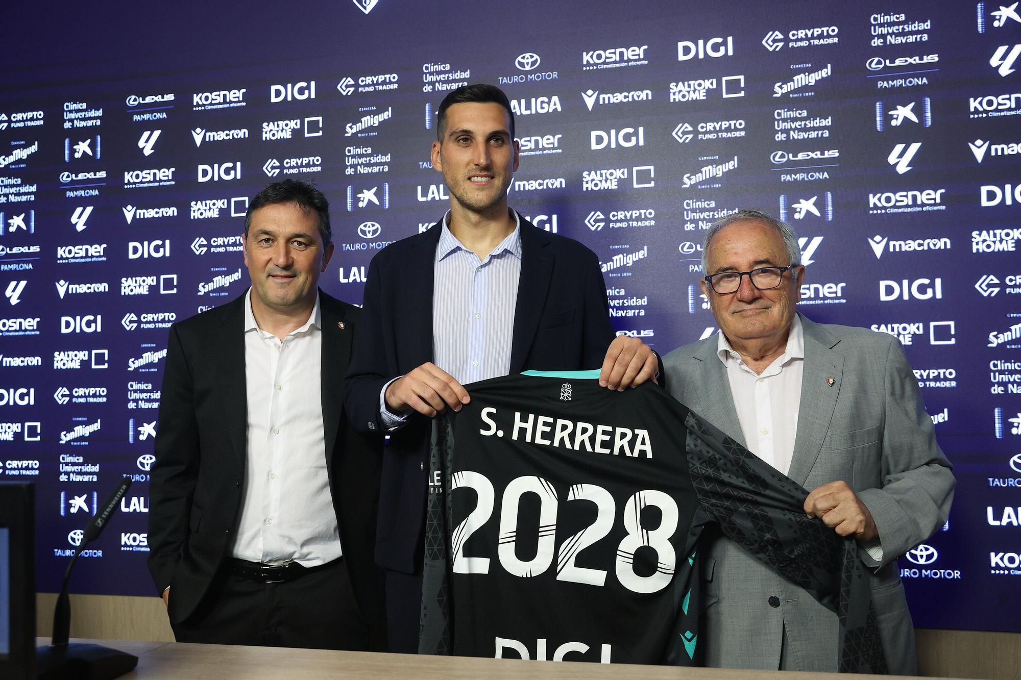 Rueda de prensa de la renovación de Sergio Herrera hasta 2028