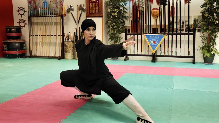 En imágenes: Yueria Diafi, campeona del mundo de taichí