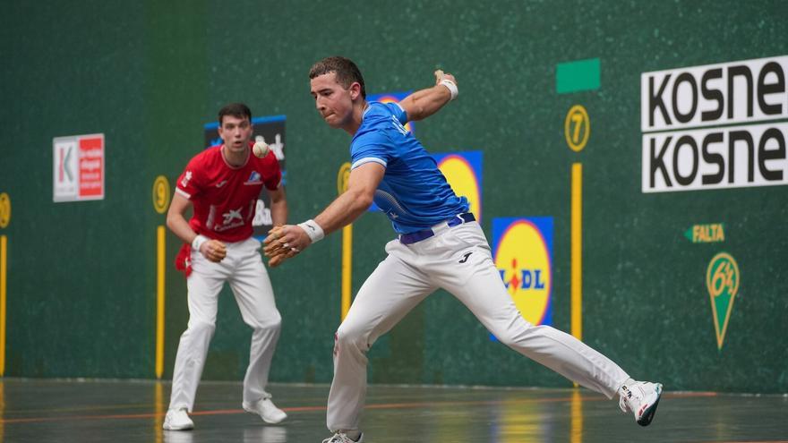 Xabier Rekalde, a la espera del estado físico de Agirre para pelear por las semifinales del mano a mano