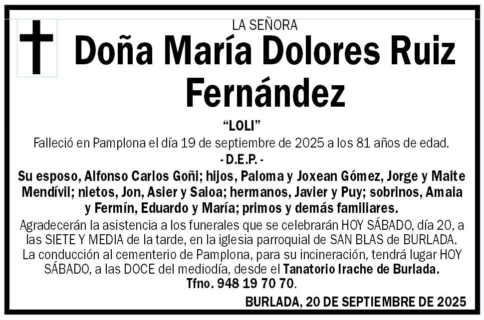 María Dolores Ruiz Fernández