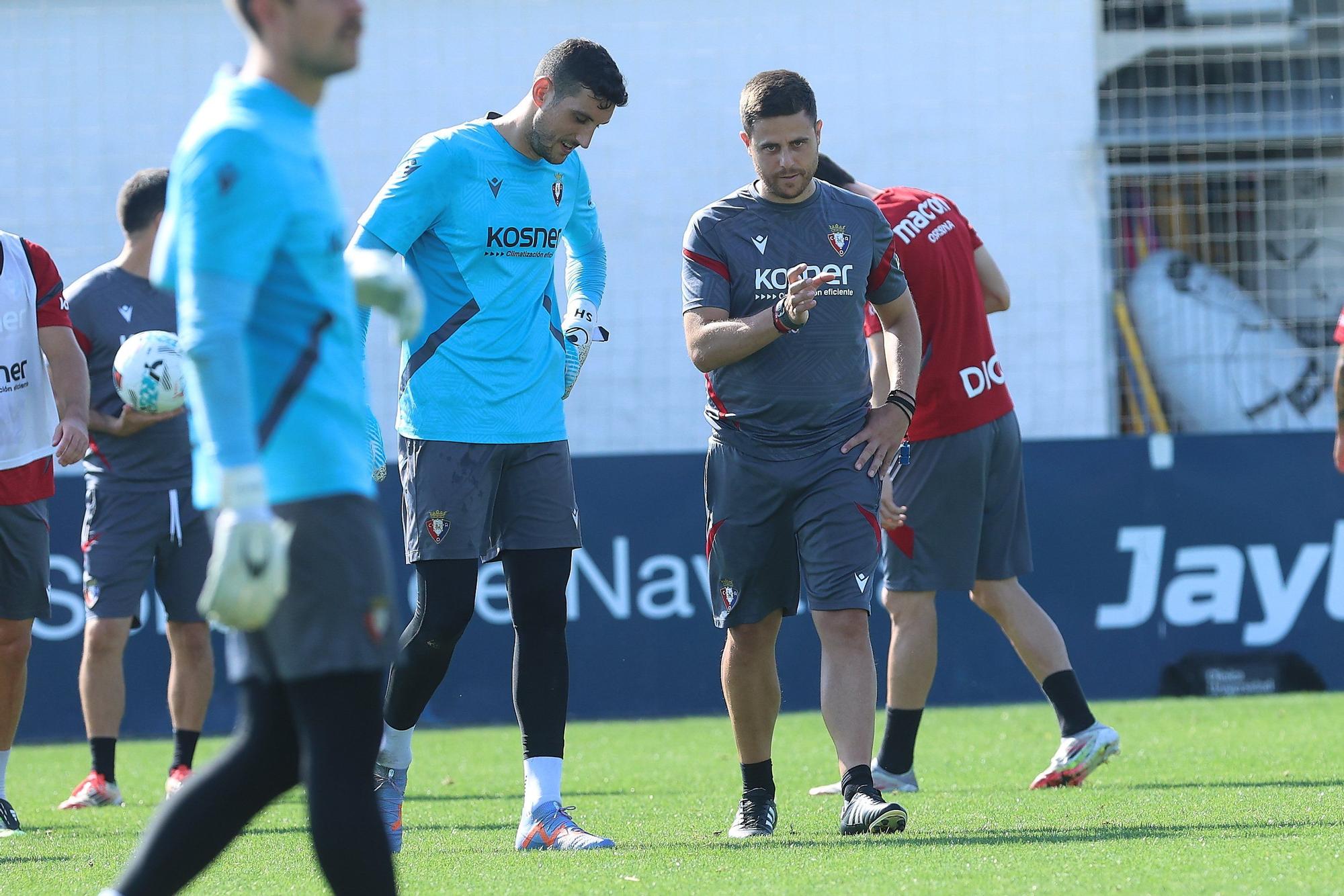 Fotos del entrenamiento de Osasuna antes del viaje a Villarreal