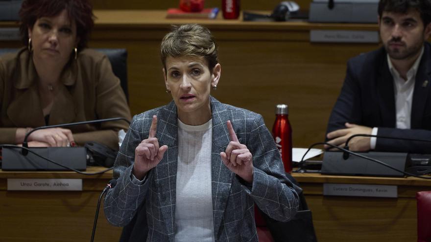 Chivite descarta dimitir: “Estoy muy tranquila porque no van a encontrar nada sobre mí”