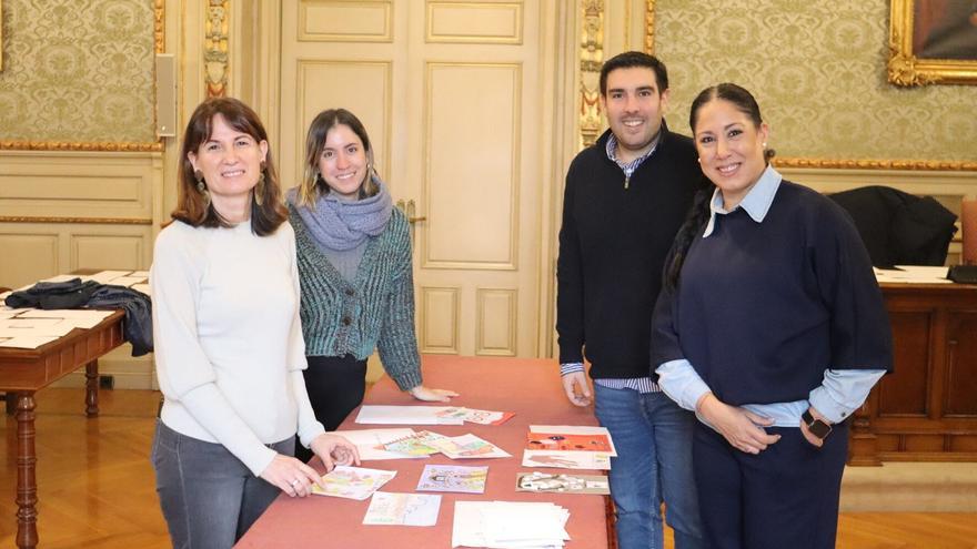 María Ausejo Alba, ganadora del concurso de postales navideñas de Tudela