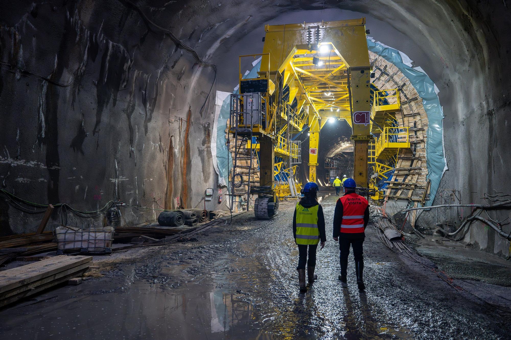 En imágenes: así es el tanque de tormentas de Galindo en Sestao
