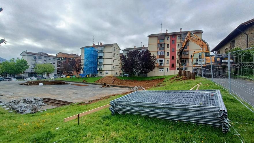 Arrancan las obras de mejora de la infraestructura deportiva de Mestikabaso en Gernika-Lumo