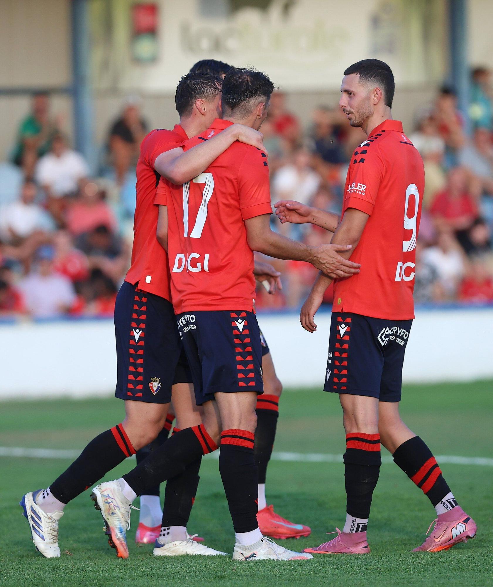 Osasuna logra en Tafalla su primer triunfo de pretemporada