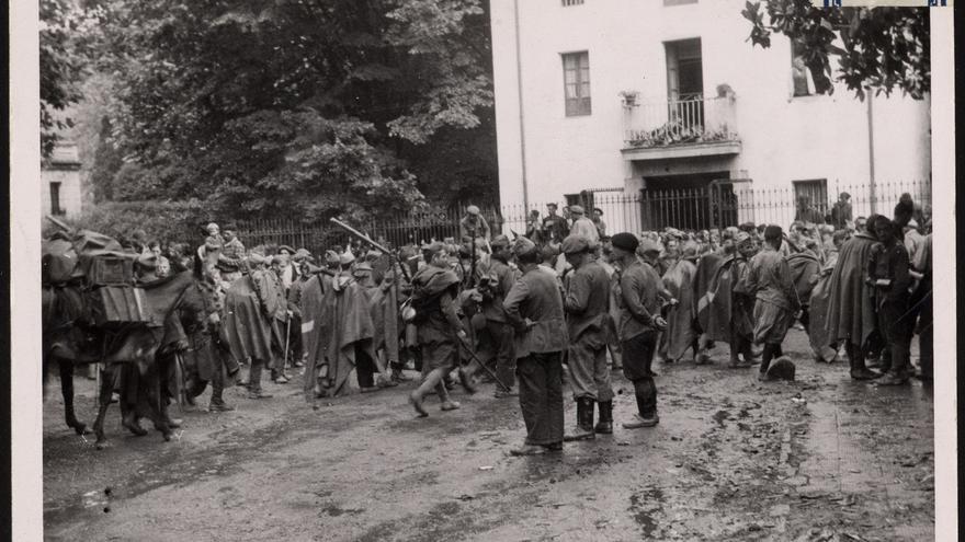 En el último frente vasco de 1937
