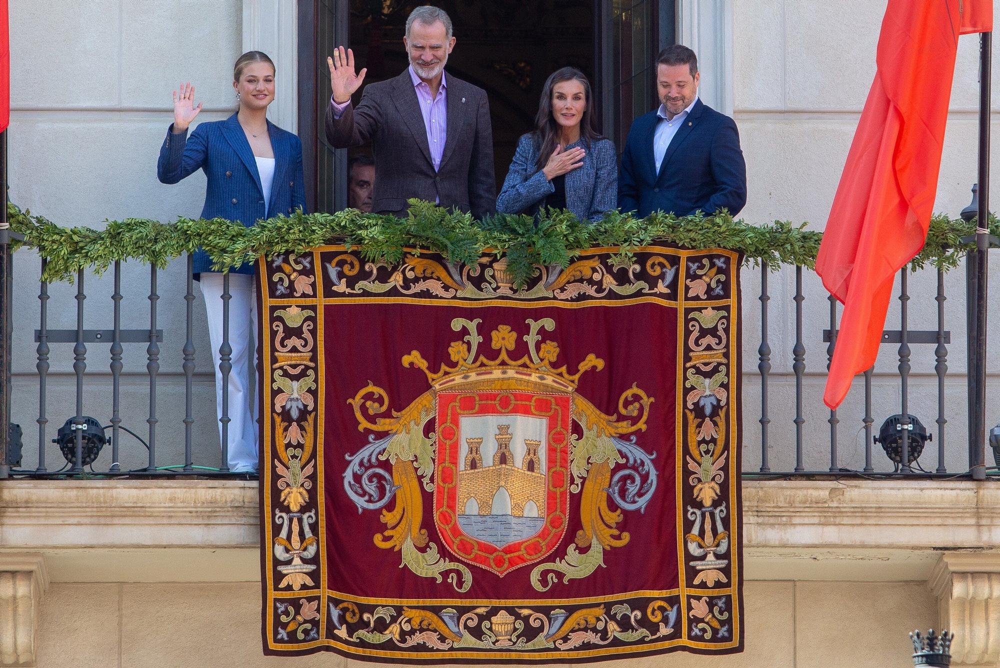 Fotos de la visita de los Reyes a Olite y Tudela
