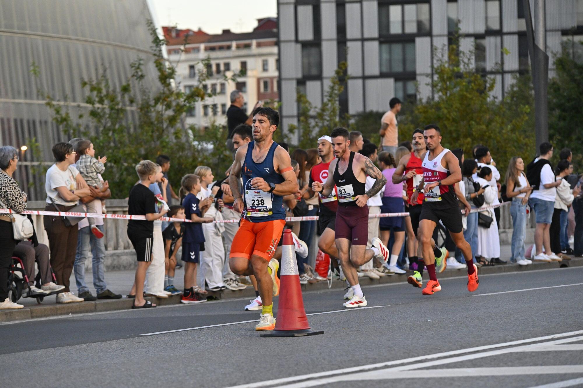 El Bilbao Night Marathon, en imágenes