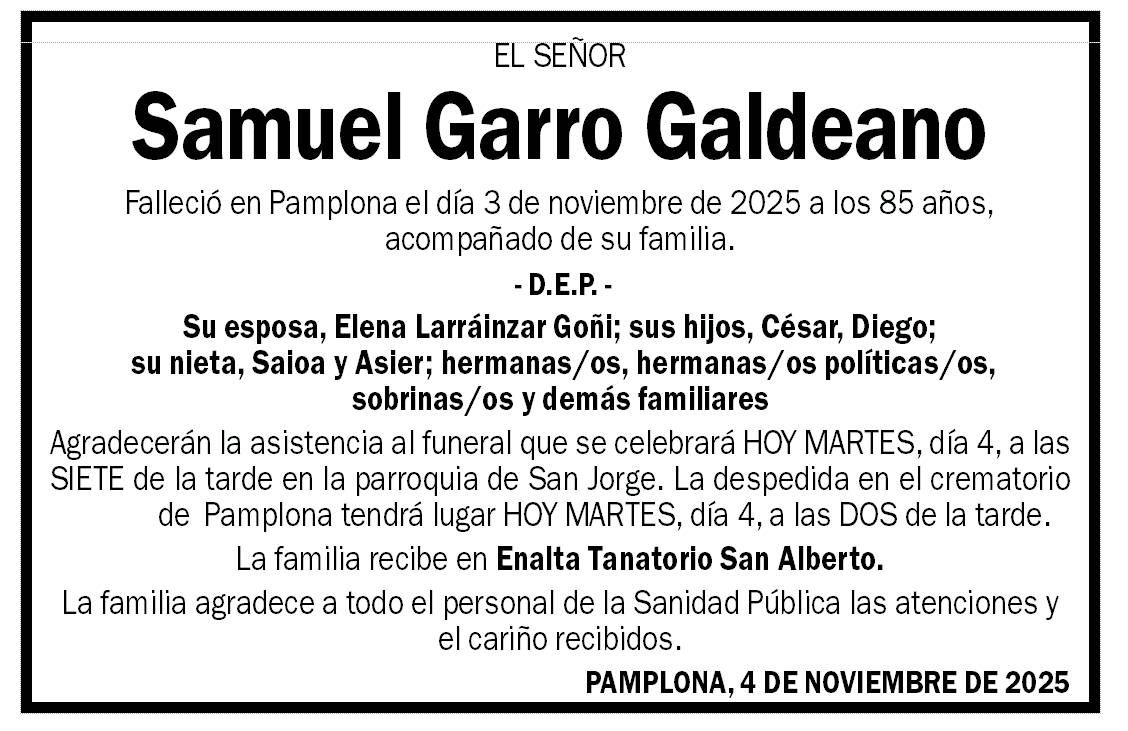 Samuel Garro Galdeano