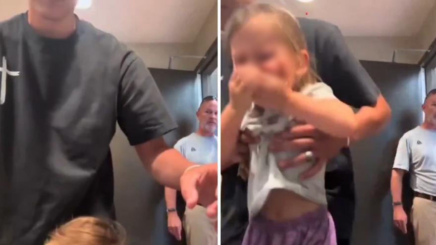 Lo denunciaron por entrar al baño de mujeres con sus hijas: la respuesta de la policía desata el debate