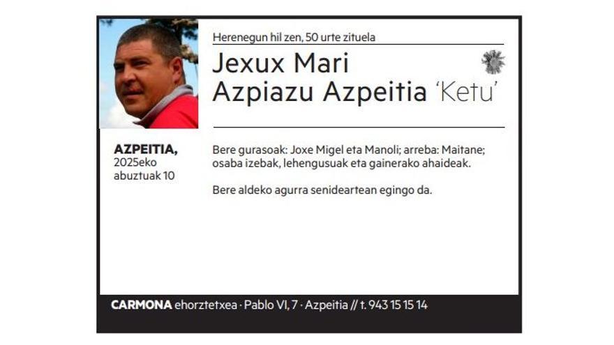 Jexux Mari Azpiazu Azpeitia