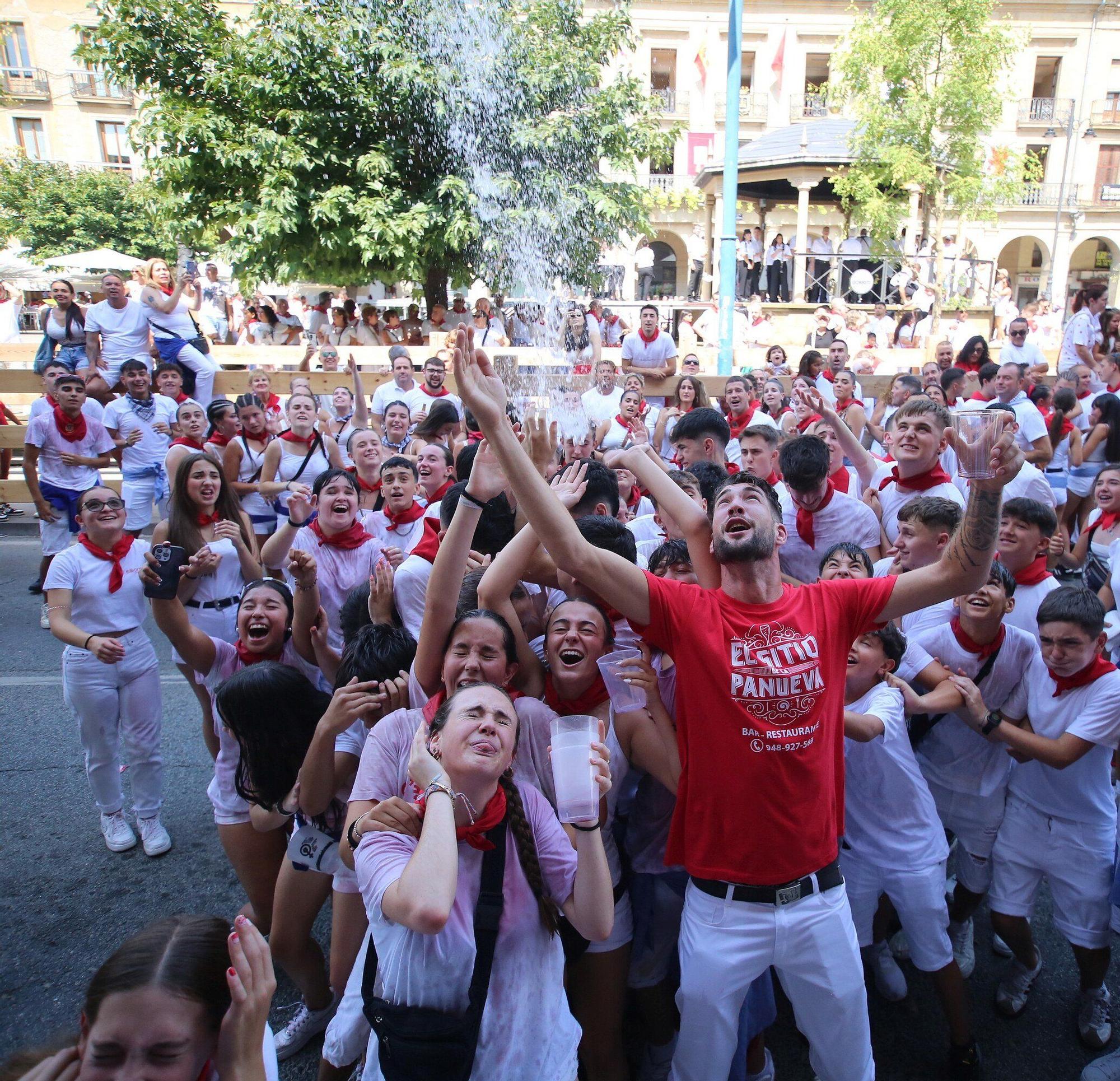 Fotos del chupinazo de Tafalla
