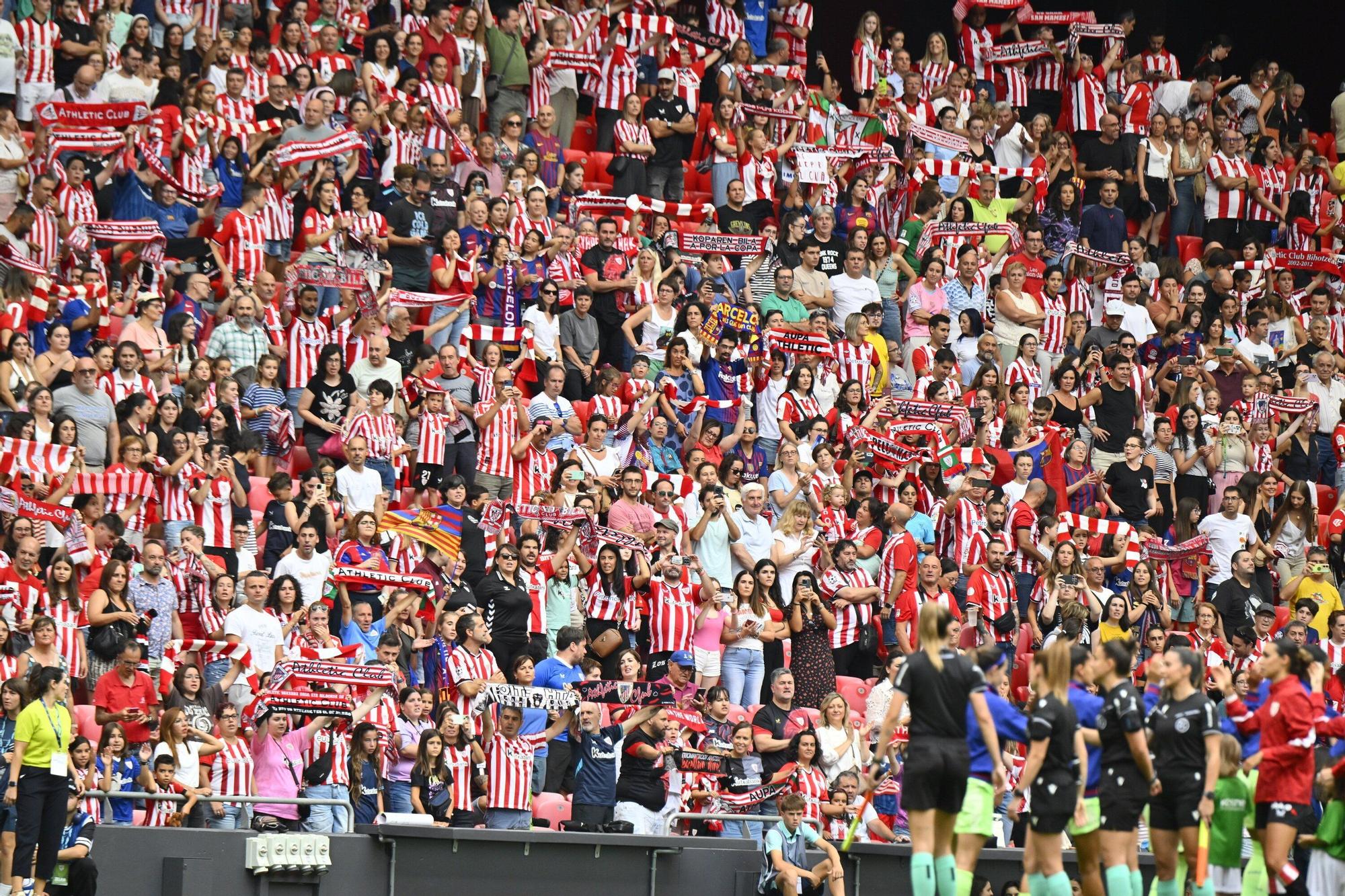En imágenes: ¿Has asistido al Athletic-Barcelona en San Mamés? Búscate