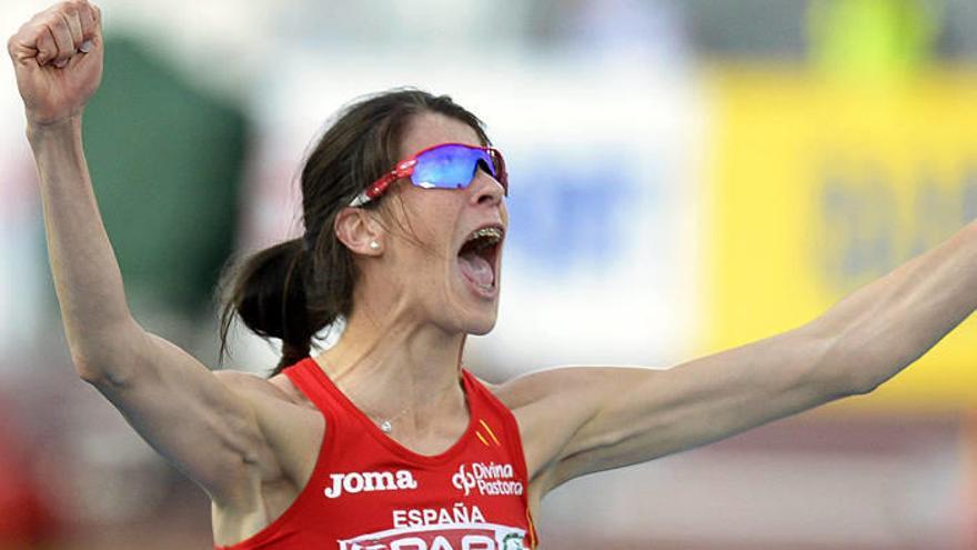 Ruth Beitia, campeona de Europa de altura