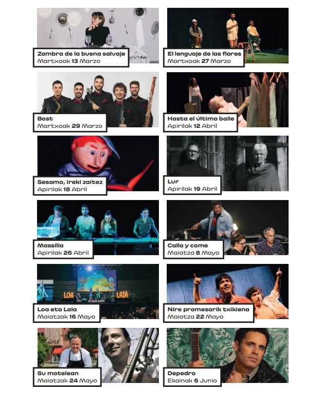 Programación del segundo trimestre en Torrezabal