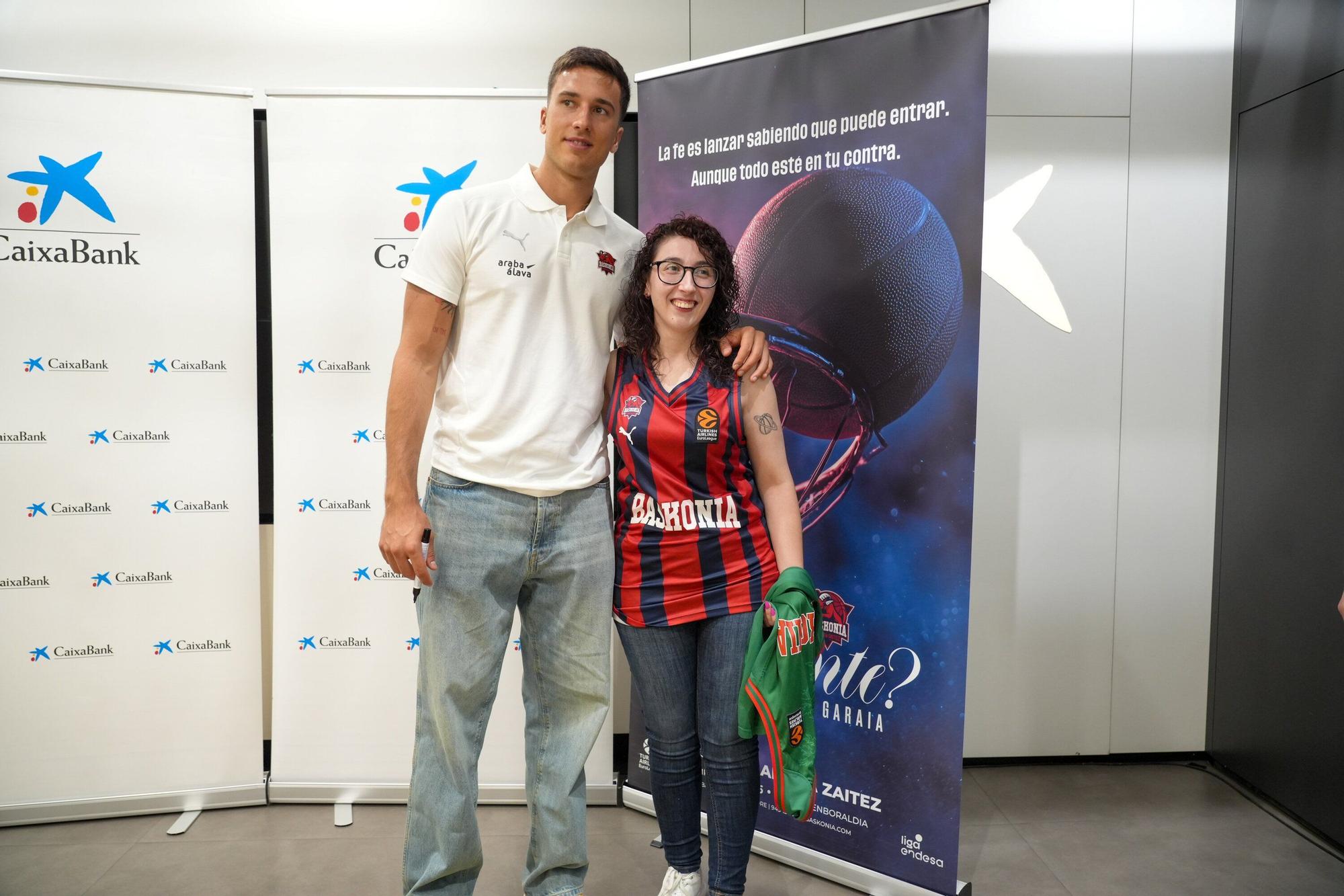 Matteo Spagnolo, presentado como jugador del Baskonia