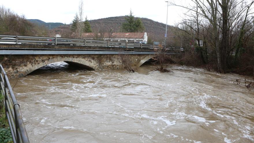 Aviso amarillo por lluvias y tormentas en la vertiente cantábrica de Navarra