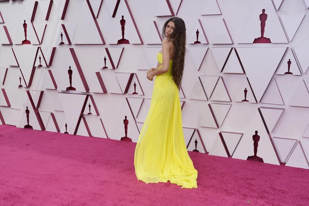 La actriz Zendaya en la alfombra roja