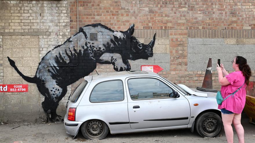 En imágenes: El &#039;zoo de Banksy&#039; en Londres