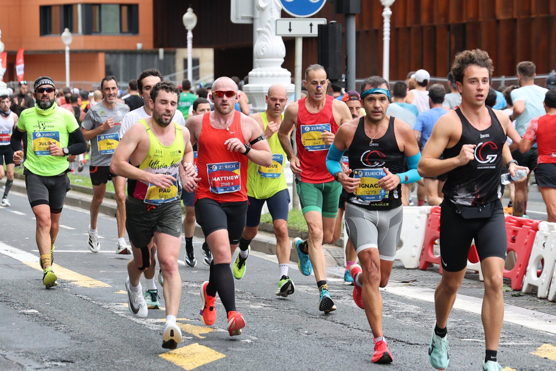 La 46 edición de la Maratón de San Sebastián, en imágenes