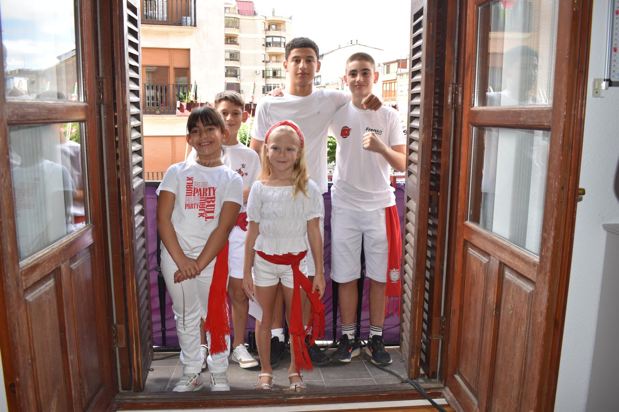 Fotos del chupinazo de las fiestas de Lodosa