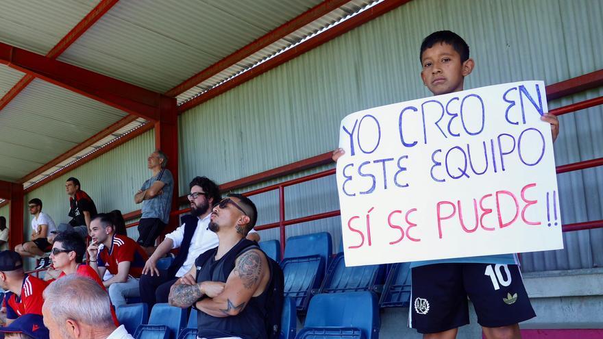 Osasuna recibe el aliento de Dylan en Tajonar: "Yo creo en este equipo, sí se puede"