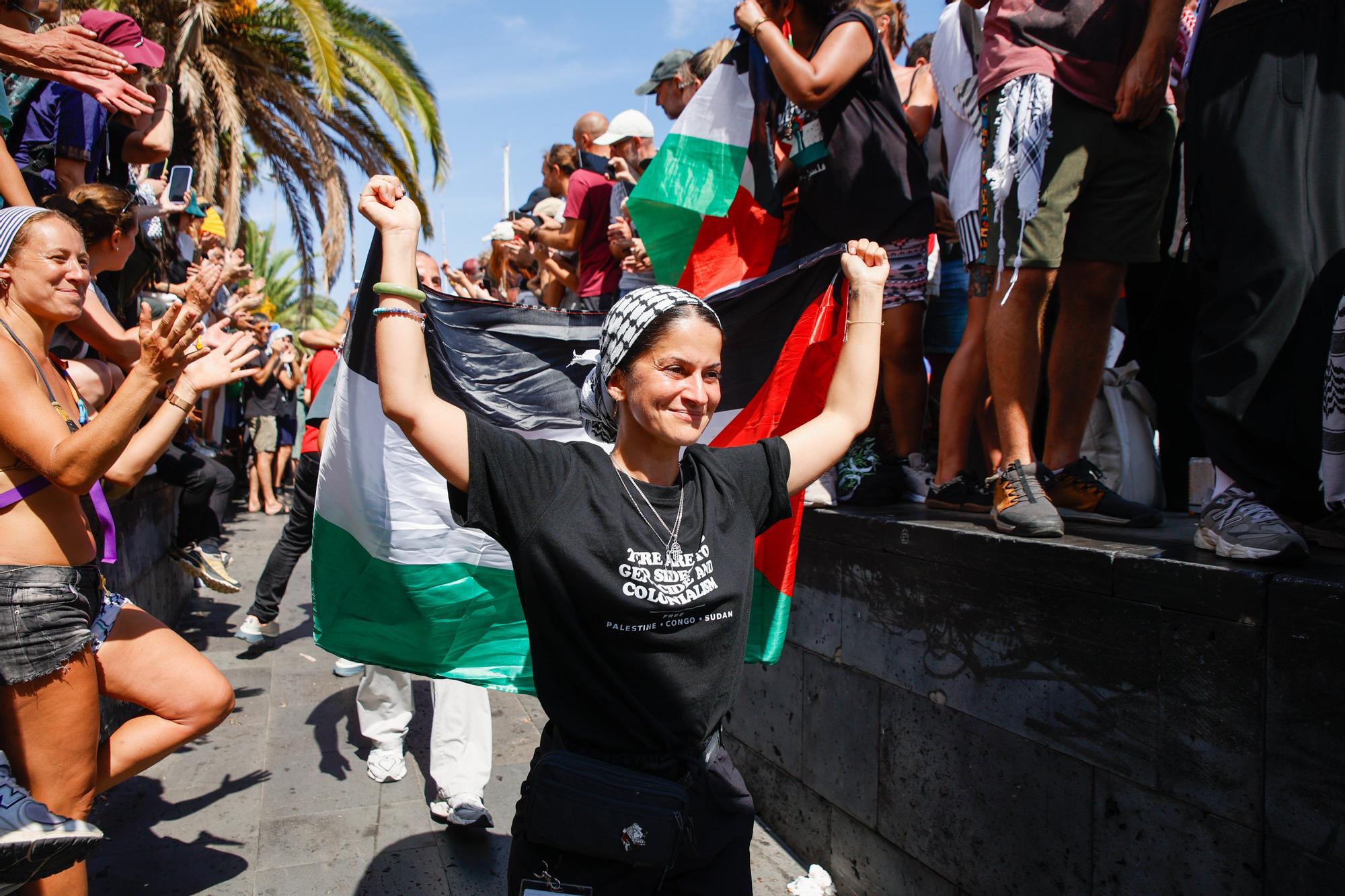 Fotos: La flotilla Global Sumud zarpa rumbo a Gaza