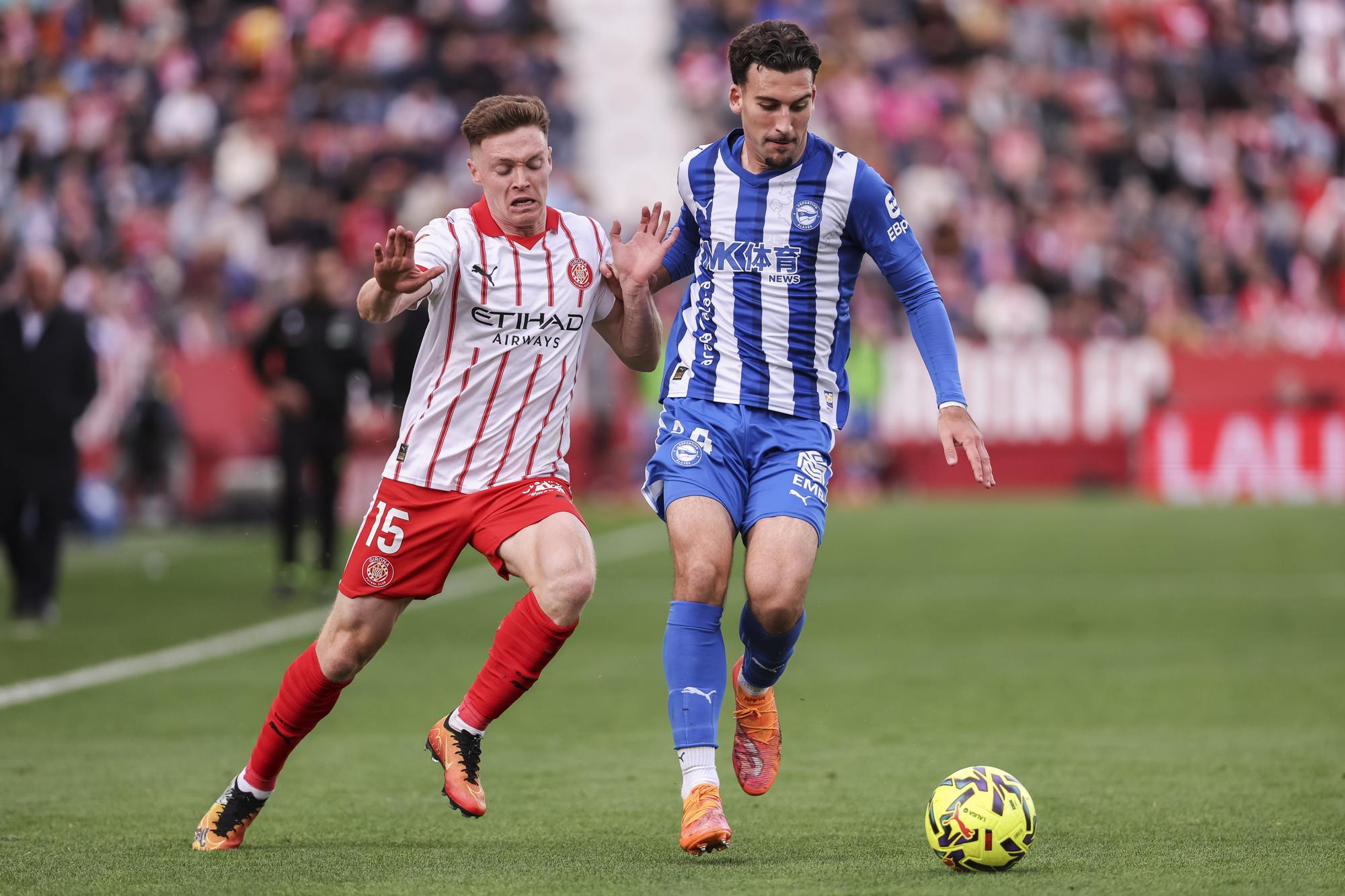 En imágenes: Todas las fotos del Girona FC - Alavés en el estadio Montilivi