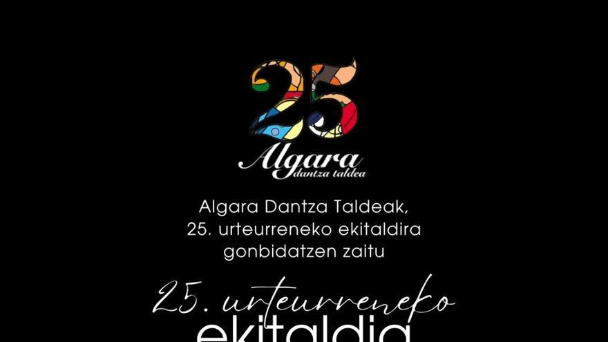 Algara Dantza Taldeak 25. urteurreneko ekitaldia egingo du ostiralean Gasteizen