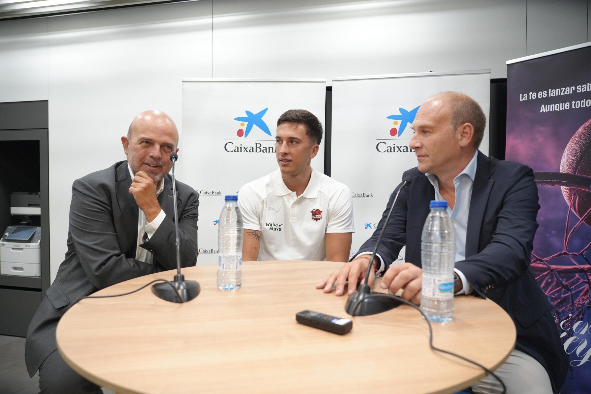 Matteo Spagnolo, presentado como jugador del Baskonia