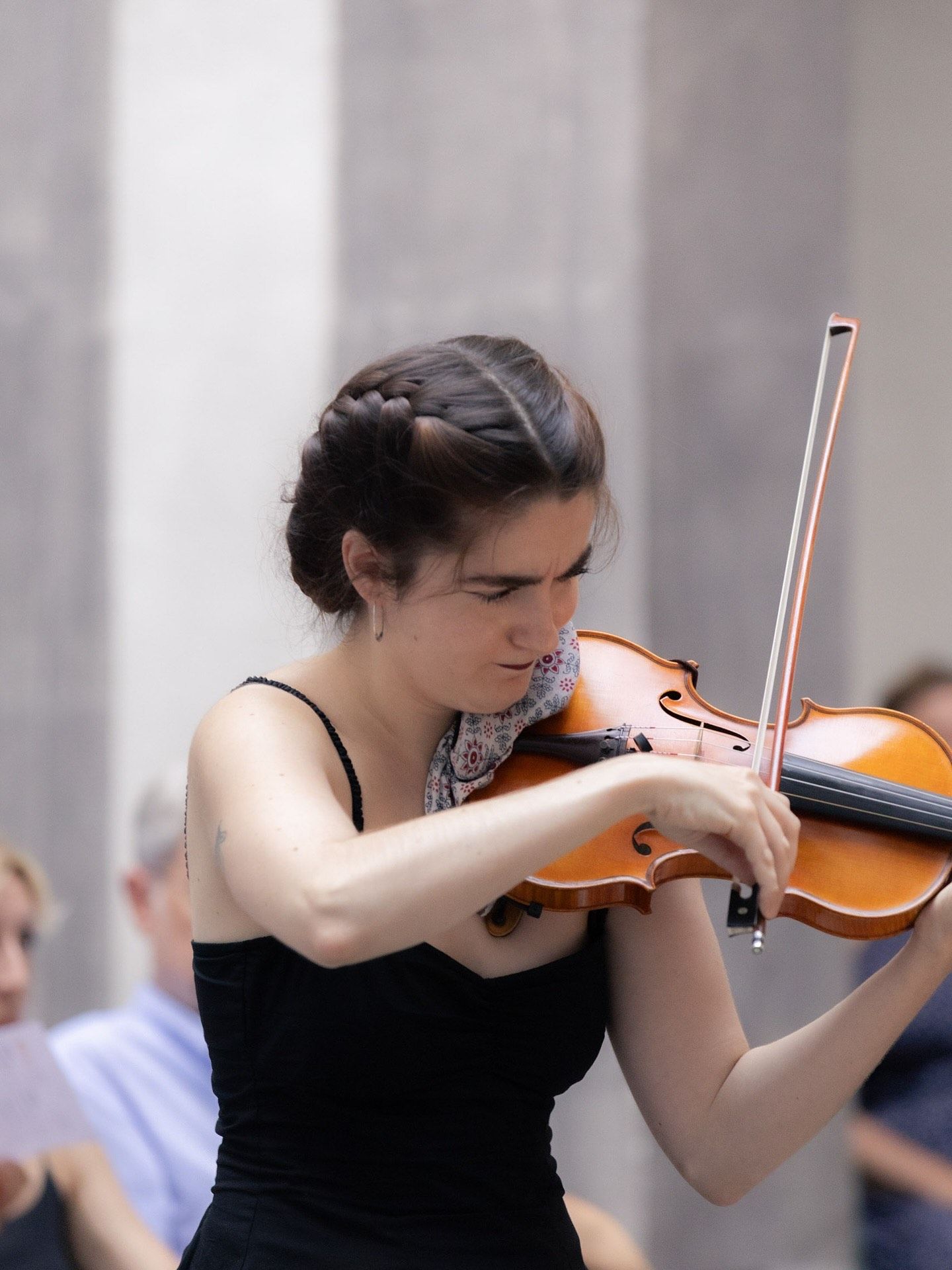 Moñux fue &#039;enganchándose&#039; al violín a medida que iba descubriendo todo lo que ofrece el instrumento y su completo repertorio de obras.