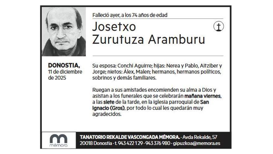 JOSETXO ZURUTUZA ARAMBURU