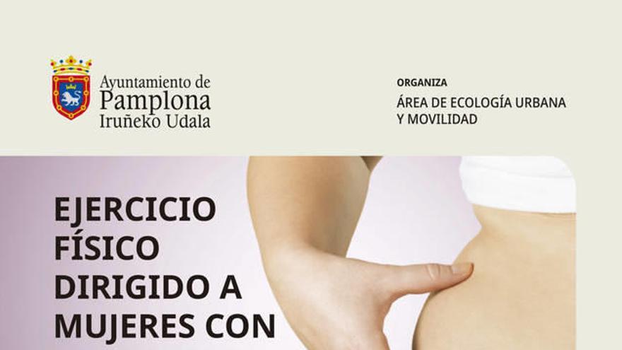 Cartel promocional del nuevo programa que fomenta el ejercicio físico.