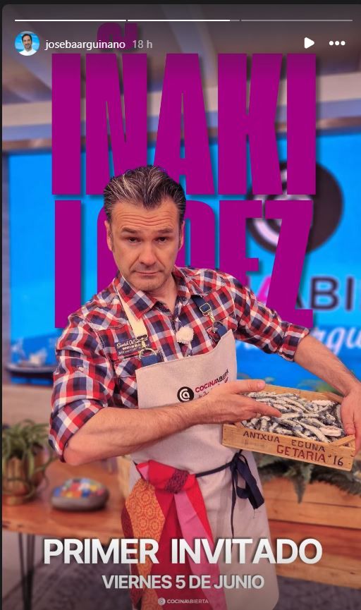 Iñaki López, primer invitado de 'Cocina Abierta'