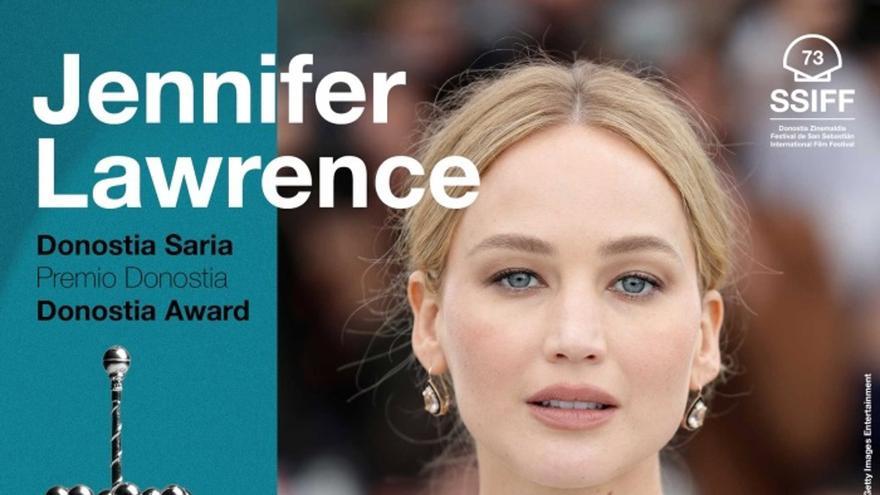 Jennifer Lawrence aktoreak jasoko du Donostia Zinemaldiaren ohorezko saria